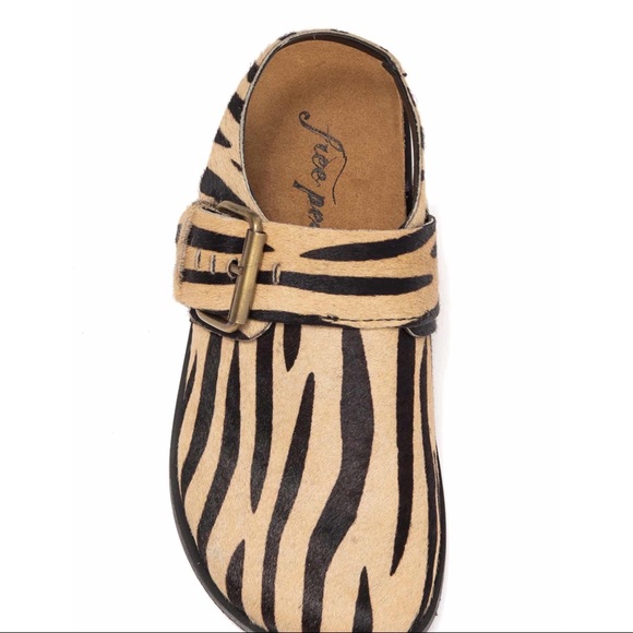 Calf Hair Slingback Clog Mule Shoe - Picture 5 of 10